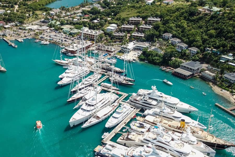 Marina de Antigua y Barbuda, náutica e inmobiliario hotelero en el Caribe